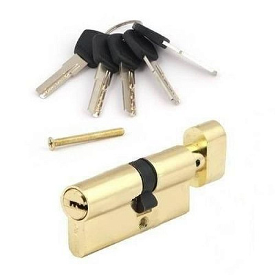 Цилиндр Avers DM 40x30 ключ-вороток 70 мм золото