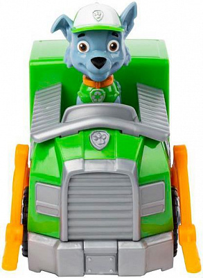 Фігурка Spin Master Paw Patrol Щенячий патруль базовий рятівний автомобіль з водієм Роккі