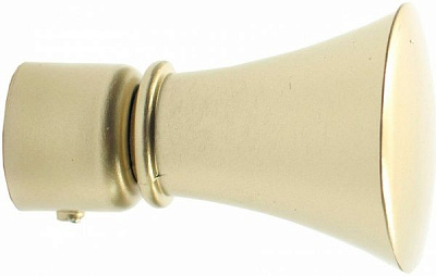 Наконечник Trompete Gardinia Alabama наборной d20 мм золото 