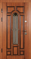 Двері вхідні Abwehr сталеві MG3 (487+487)(Vс)(СПЗ)(К25/ЗК) 096R(ЗД+РТ)+(ЗД) дуб золотий 2050x960 мм праві