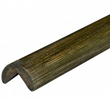 Молдинг для бамбуковых обоев угол внешний 185х1,5х1,5 см зеленый
