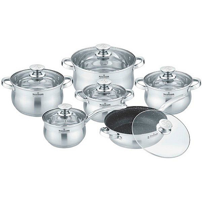 Набор посуды 12 предметов MK-BL2512А Maxmark