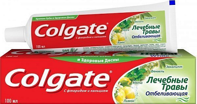 Зубна паста Colgate Цілющі трави Отбеливающая 100 мл
