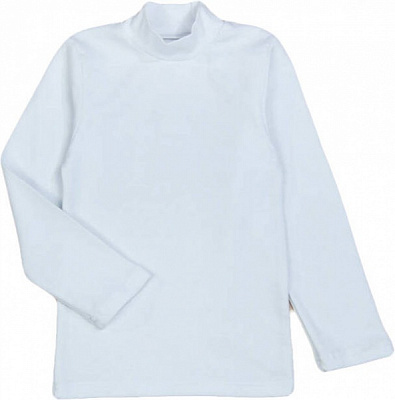 Гольф унисекс Luna Kids р.116 белый 