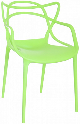 Стул обеденный Spider зеленый /зеленый