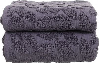 Полотенце Leaf 70x140 см антрацит ABC 