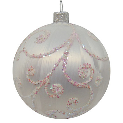 Куля новорічна d80 АВ мороз. 8865/25233