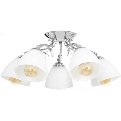 Люстра стельова Accento lighting Cannes ALPL-PL77521-5 5x60 Вт E27 хром