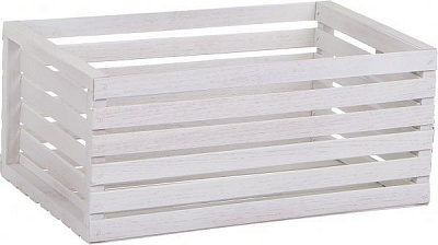 Ящик деревянный DB11 белый 130x300x200 мм