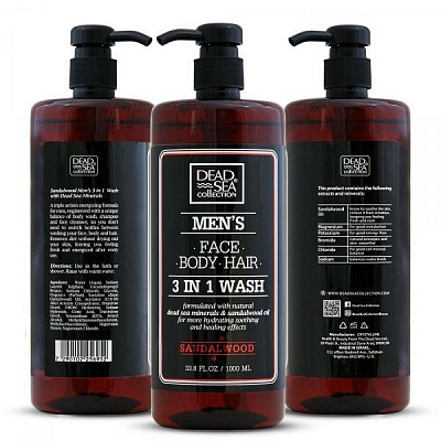 Гель-шампунь Dead Sea Collection Collection Sandalwood 1000 мл