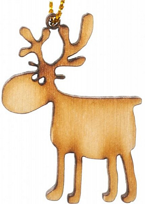 Подвеска Олень 4 см 5846  
