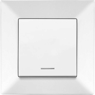 Выключатель одинарный Viko Meridian белый