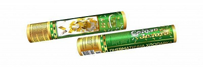 Пневмохлопушка Серебро и золото 30 см А 54 Танец Огня 