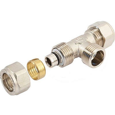 Трійник зовнішня General Fittings 1/2-20x2.0 GF