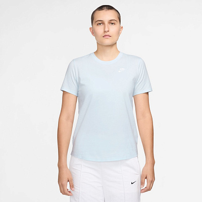 Футболка Nike W NSW CLUB SS TEE DX7902-423 р.M голубой