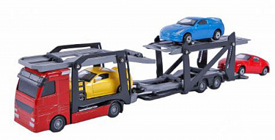 Ігровий набір TechnoDrive 1:43 Автоперевізник автоперевізник самоскид екскаватор 541757.270