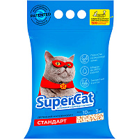 Наполнитель Super Cat Стандарт 3 кг синий