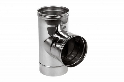 Тройник моно 0,8 мм нерж Ф110 мм 87°Versia-Lux 