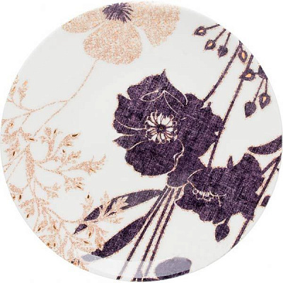 Тарелка обеденная Golden Violet 21 см Fiora