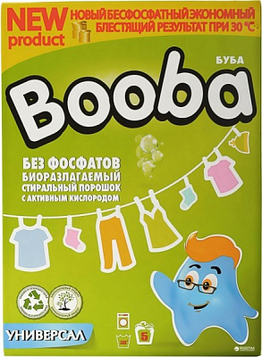 Стиральный порошок для машинной и ручной стирки Booba Универсал 0,35 кг 