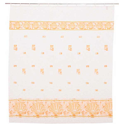 Шторка для ванной Vonaldi Deniz Kabugu 180x200 см бежевая