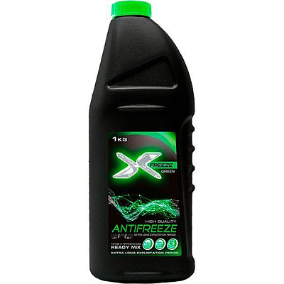 Антифриз X-FREEZE -40°С 1кг зеленый 
