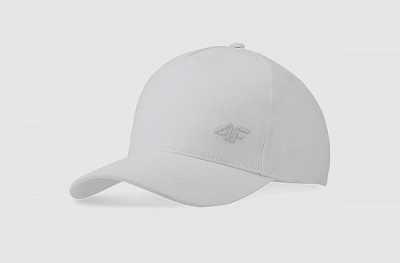 Кепка 4F BASEBALL CAP U387 4FJWSS25ACABU387-12S os білий