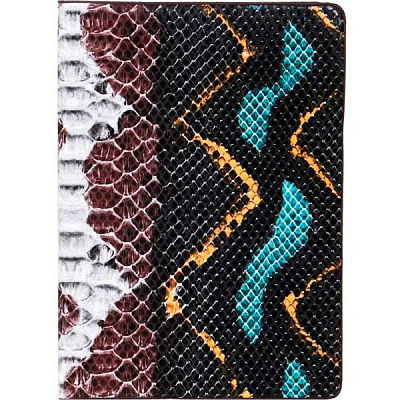 Блокнот Змія A5 80 аркушів коричнево-чорний