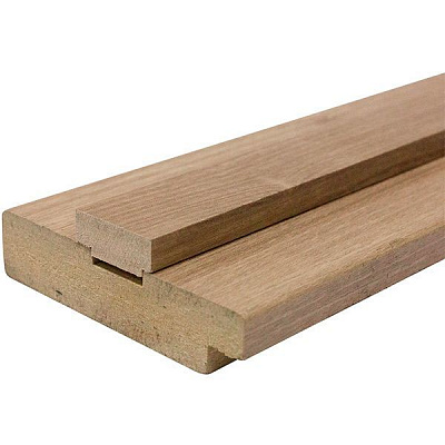 Дверная коробка ОМіС ПВХ под добор ПВХ 80х33 мм дуб золотой