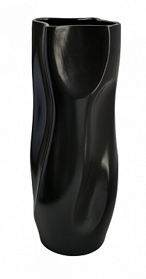 Ваза керамічна Eterna Blossom KG 31 см чорна матова 6002-31 чорна матова