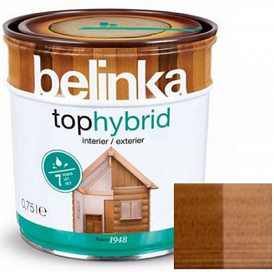 Лазур Belinka Tophybrid №24 білий шовковистий глянець 0,75 л