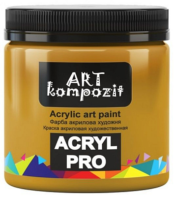 Краска акриловая 131 охра желтая 430 мл ART Kompozit