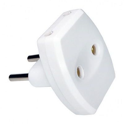 Тройник Neomax без заземления 3 гн. белый NX1019 