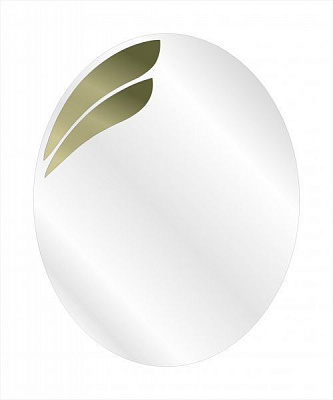 Зеркало настенное ЛАДА ГІВА 879 овал 500х400 с орнаментом бронза 