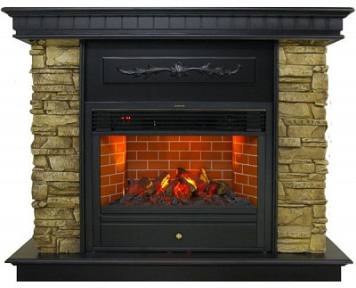 Камінокомплект ASTRA FLAME Юта Bronze + Гефест