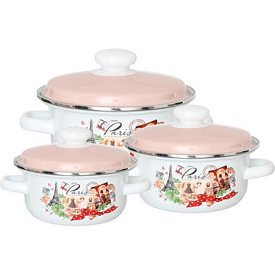 Набор кастрюль Epos Мой Париж