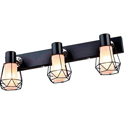 Спот Crystal Life 3x40 Вт E14 чорний 15553-3