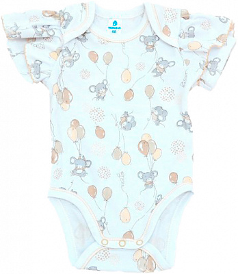 Боди для девочки Minikin (2021543002212) р.68 белый с рисунком 22040368 