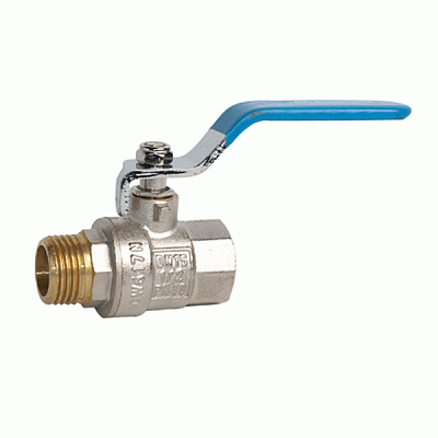 Кран кульовий Gross Optimal Ду32 1х1 / 4 В-З ручка синій