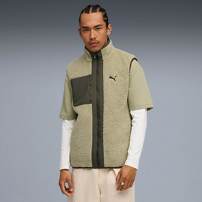 Жилет Puma Reversible Hybrid Sherpa Vest 68837282 р.M хакі