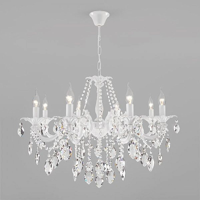 Люстра підвісна Strotskis Veletta 10108/8 8x60 Вт E14 білий