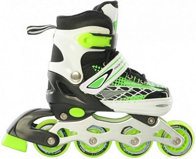Роликові ковзани World Top Development розсувні A 4140-M-GR р. 35-38 чорно-зелений