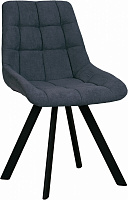 Стул Nowy Styl NICOLE 4L BLACK (BOX-2) SQR (CH) SORO-95 темно-серый / черный