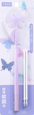 Ручка гелева Метелик фіолетова