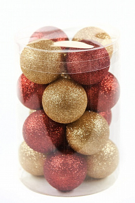 Набор елочных шаров 9460 d145 мм 21,5 см 16 шт./уп. 