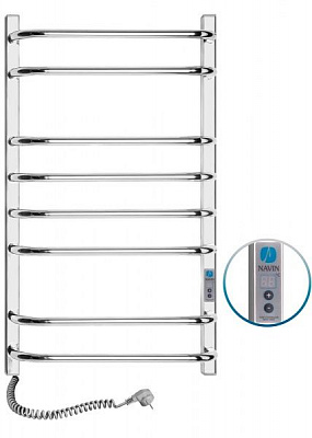 Рушникосушарка електрична NAVIN Симфонія Квадро 480х800 ліва Digital з таймером (10-009152-4880)