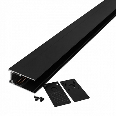 Шинопровод 1-фазный под магнитные треки накладной Hopfen 964265 100 см черный 