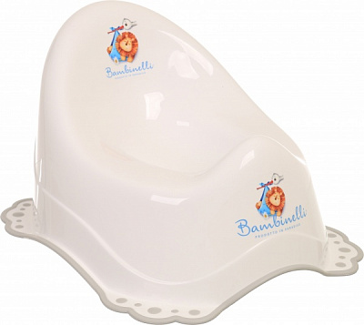 Горшок Bambinelli детский с резинкой белый 35x30x23 см