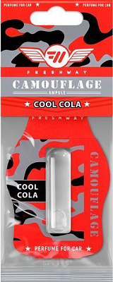 Ароматизатор підвісний FRESHWAY Camouflage Ampule (Кока Кола) Cool Cola 5 мл