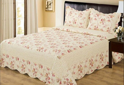 Покрывало Стеганое 160х220 см + 1 наволочки 50х70 см 355 Zastelli 